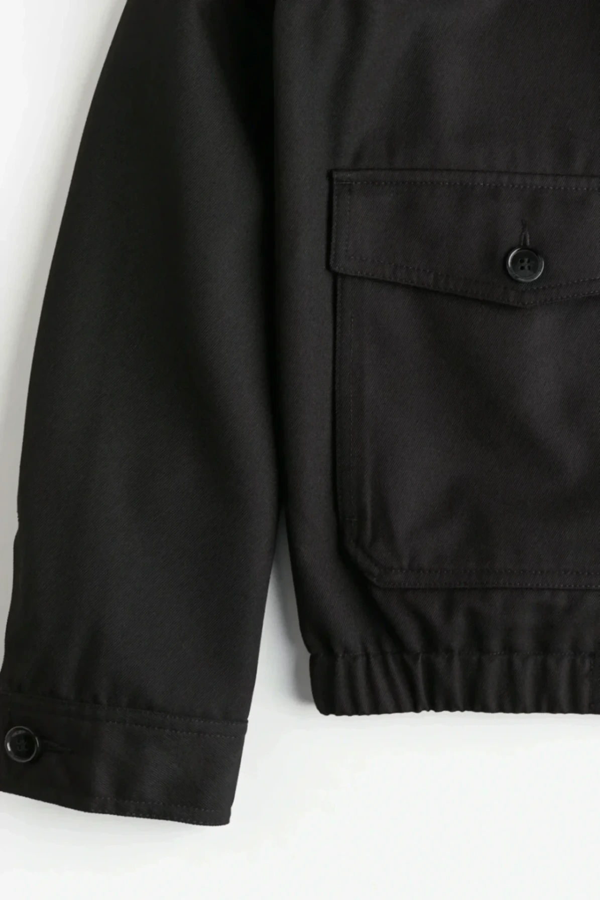 West N Wear Men’s Urban Utility Denim Jacket – Black & Blue With Front 2 Pockets — Stylish and Trendy Jacket For Men's - Image 6