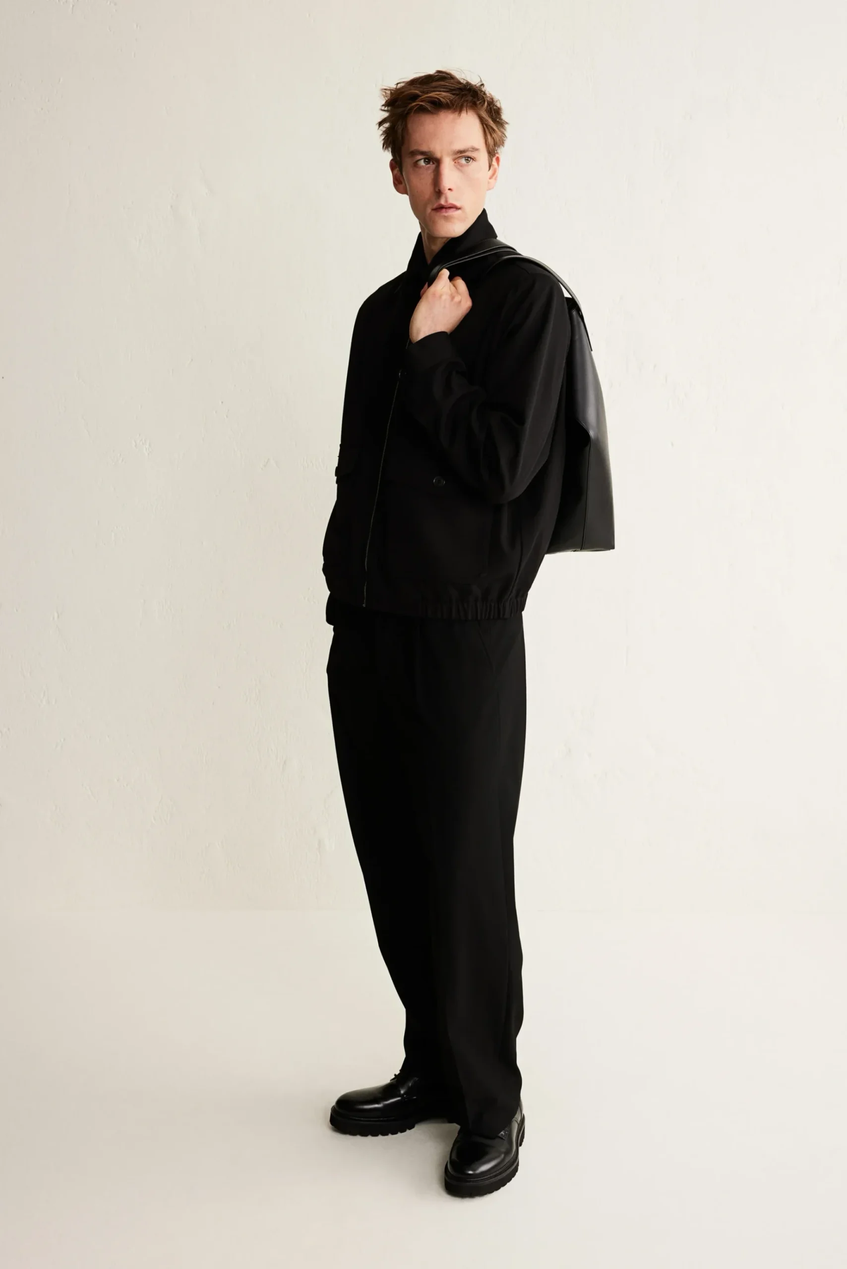 West N Wear Men’s Urban Utility Denim Jacket – Black & Blue With Front 2 Pockets — Stylish and Trendy Jacket For Men's - Image 8