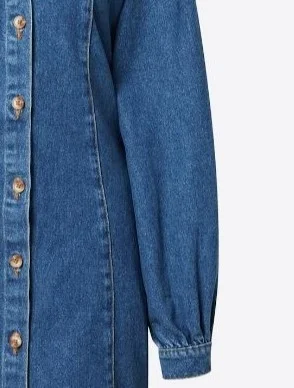 West N Wear Women’s Blue Denim Coat – Sleeveless Styles, Stylish & Trendy, Cozy & Comfortable | All Size & 2 Colours Available - Image 9