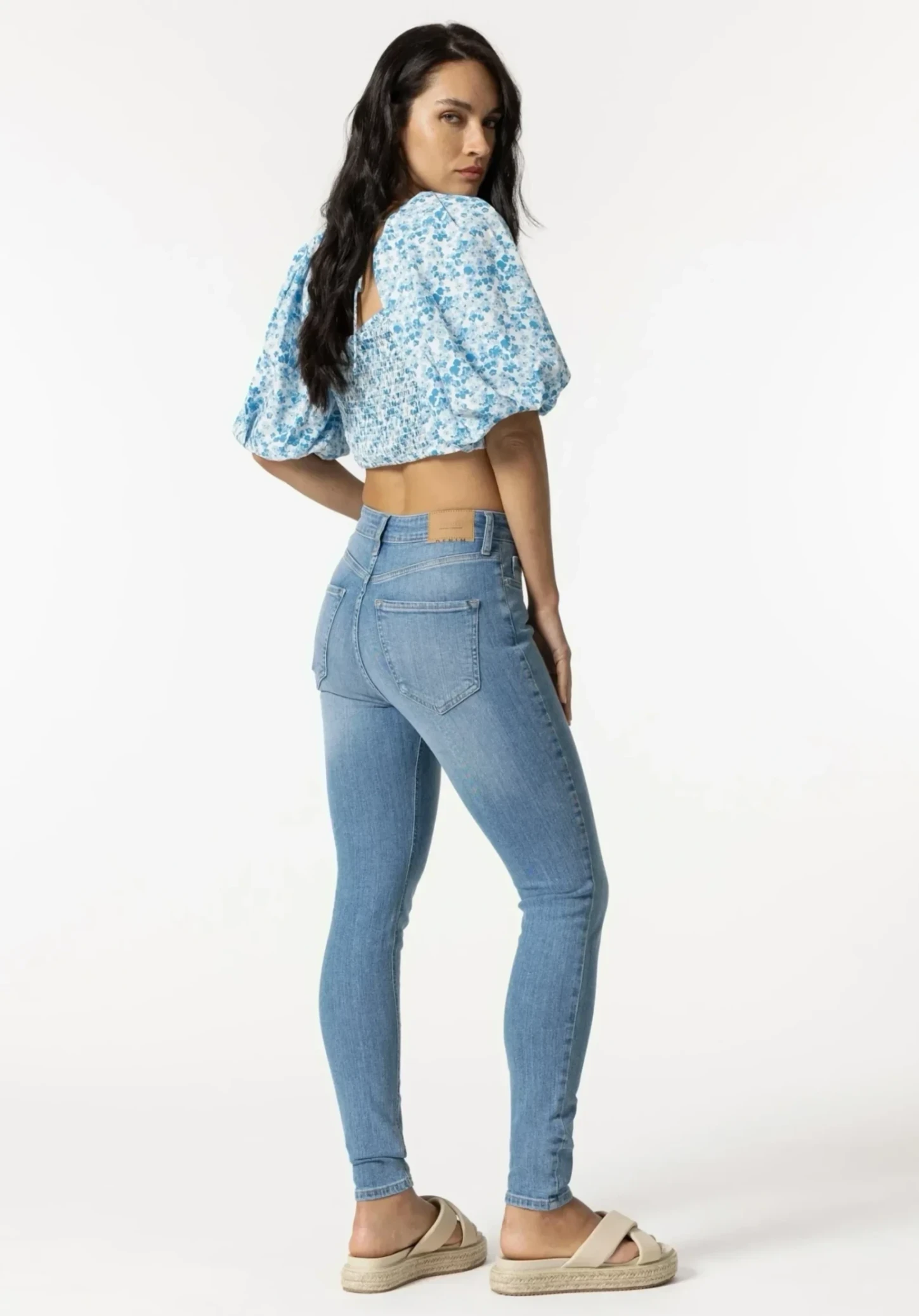 WomenLight Blue & Blue Denim Jeans – Premium Export Quality | Stylish And Trendy, Strechable & Comfortable | All Size & 2 Colours Available For West N Wear. - Image 3