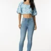 WomenLight Blue & Blue Denim Jeans – Premium Export Quality | Stylish And Trendy, Strechable & Comfortable | All Size & 2 Colours Available For West N Wear.